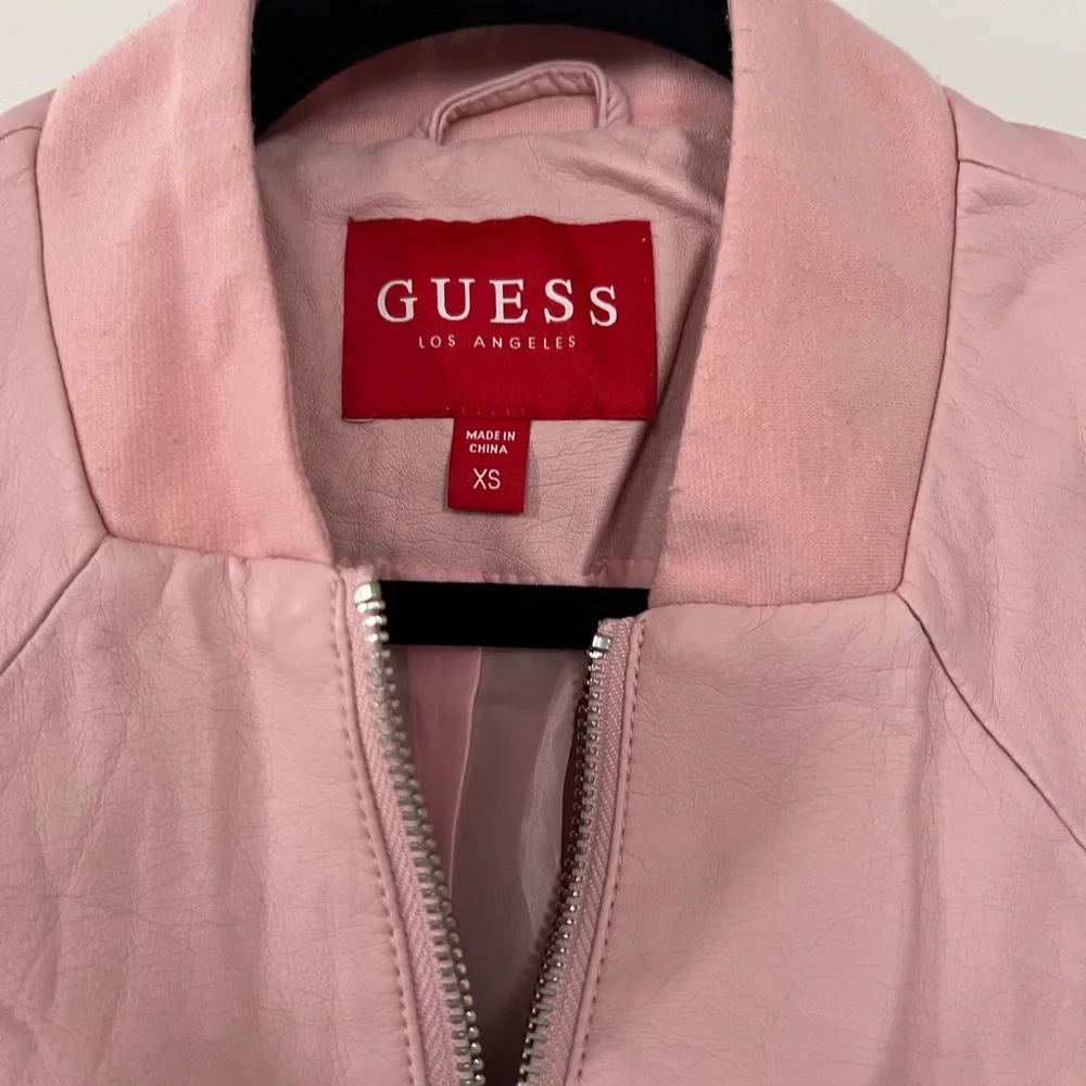 Guess Los Angeles Faux Leather Jacket - Picture 2 of 4